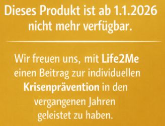 Life2me - nicht mehr verfügbar ab 01.01.2026
